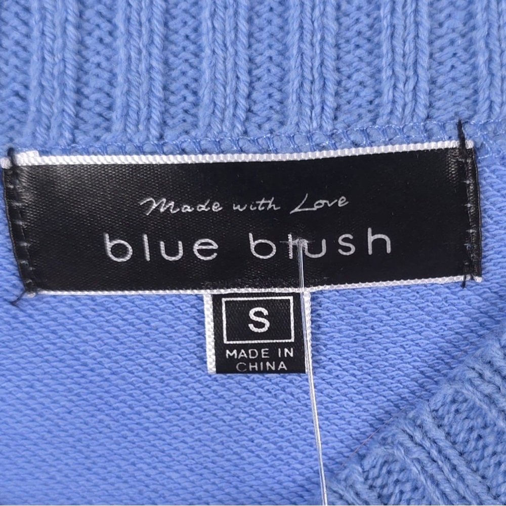 NWT Blue Blush Made With Love Mini T-Shirt Dress Cotton Blend IBD06287 SMALL - Picture 2 of 11